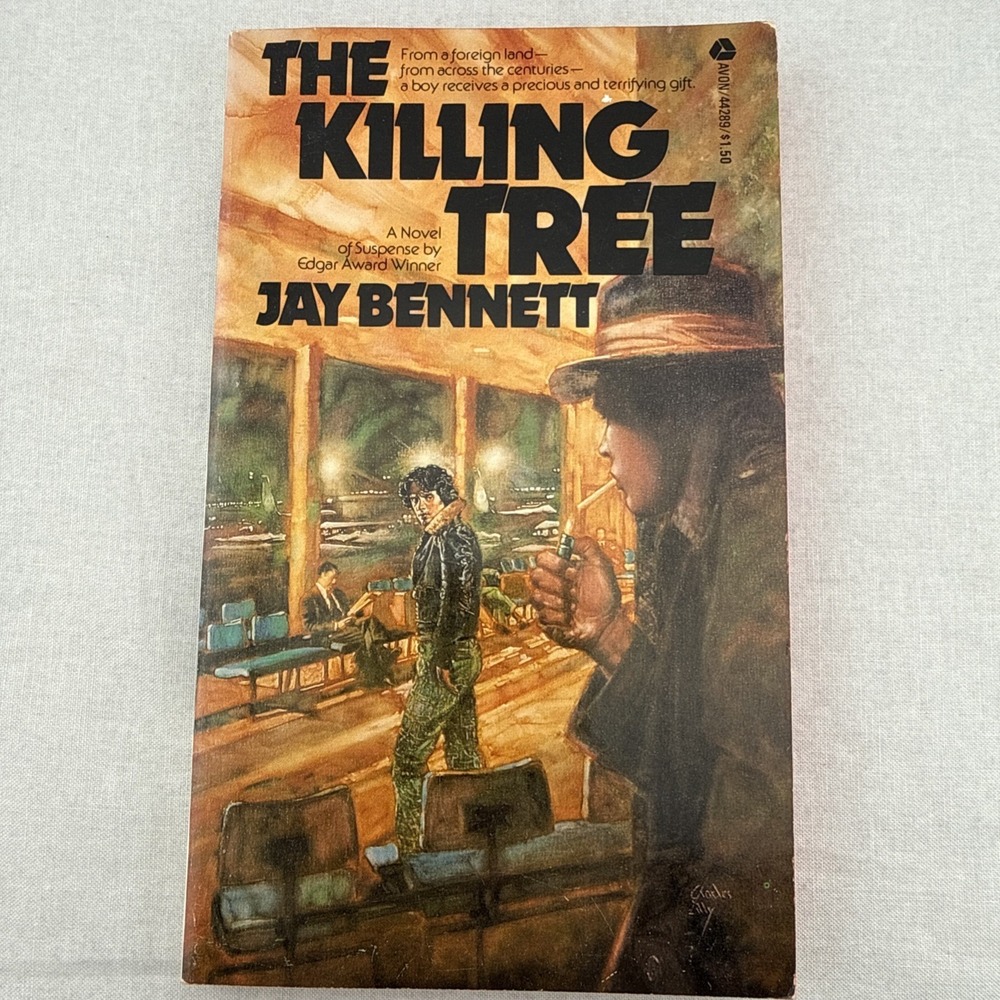 The Killing Tree by Jay Bennett SIGNED 1972 1st Ed Avon Vintage Horror Paperback
